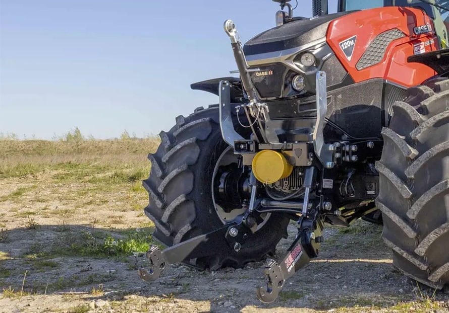 Relevage et prise de force avant Zudberg pour tracteur Case Farmall Stage V Selection & Advanced